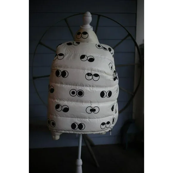 RARE Moncler White Down Puffer Jacket Size 1 / Small $1,925